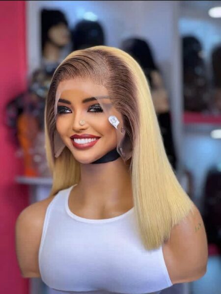 Perruque blonde frontale longueur 16 raw hair 💯